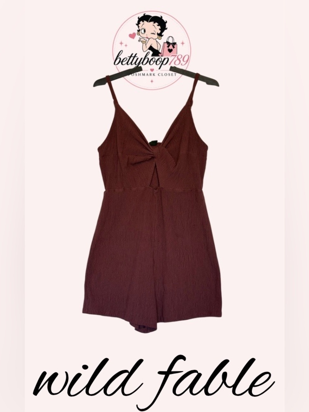 wild fable Mauve Knit Tank Romper